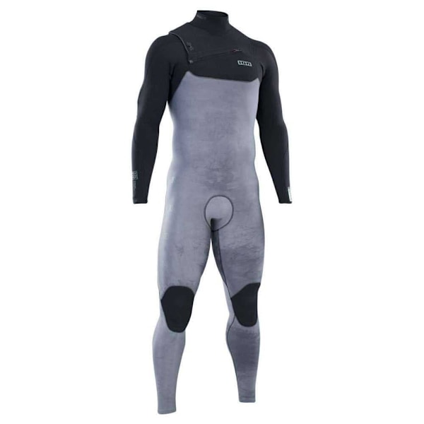 Ion Langærmet Neoprendragt Med Brystlynlås Seek Amp 5/4 Mm Grå 2XL