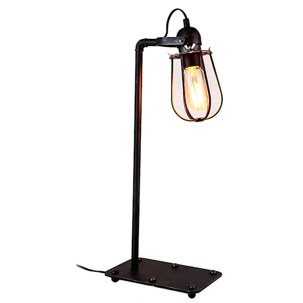 Edm Skrivebordslampe Vintage 32107 E27 60w Sort