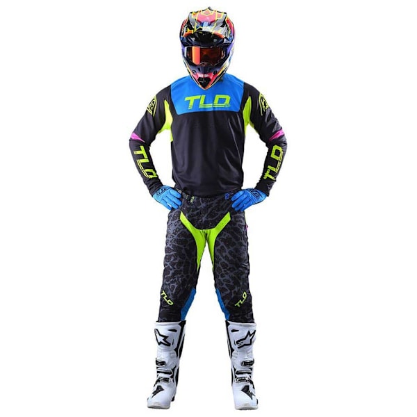 Troy Lee Designs Langærmet T-shirt Se Pro Fractura Sort L Mand