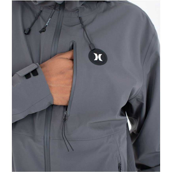 Hurley Light Element Jakke Grå 2XL Mand
