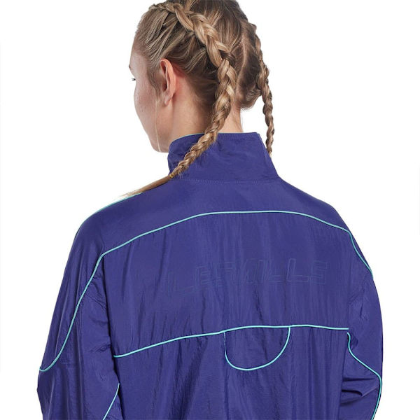 Reebok Tröja Les Mills® Woven Cover-up Blå S Kvinna