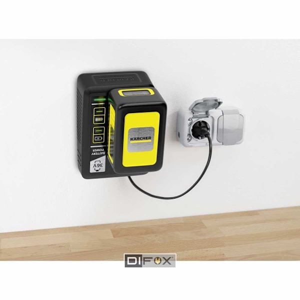 Karcher 2445033 18v Batteri Oplader Sort