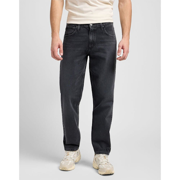 Lee Oscar Relaxed Tapered Fit Jeans Grå 28 / 32 Mand