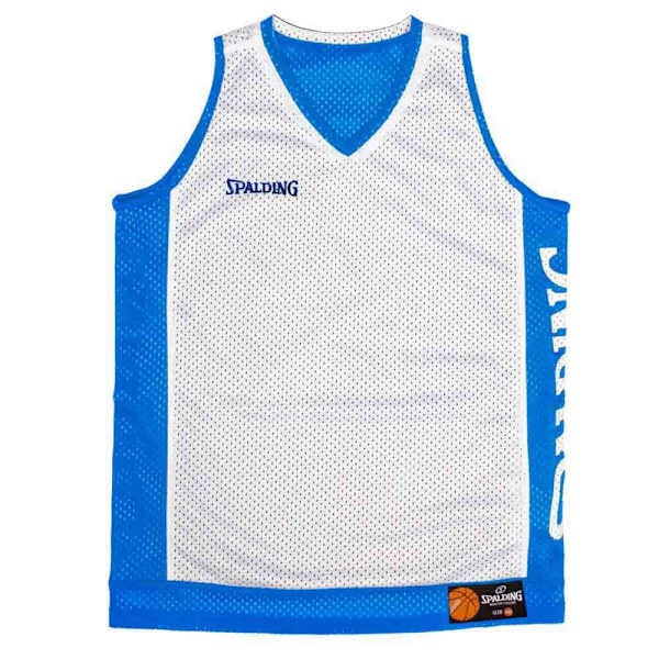 Spalding Reversible ærmeløs T-shirt Blå M Mand