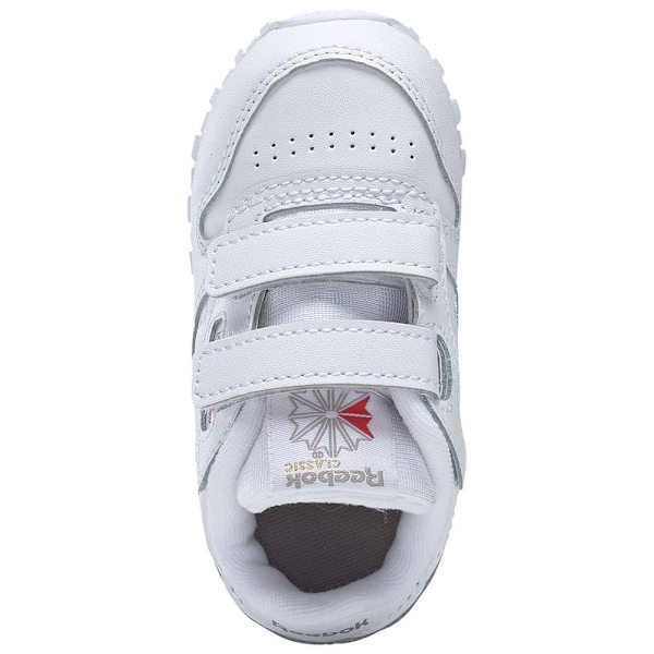 Reebok Classics Kardborreband För Spädbarn Leather 2v Vit EU 19 1/2
