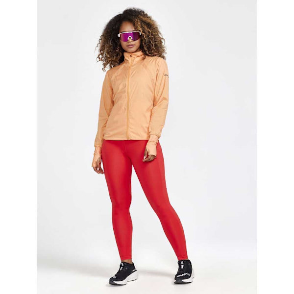 Craft Jacka Adv Essence Wind Orange XS Kvinna