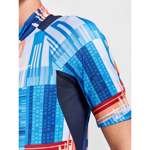 Craft Lyhythihainen Jersey Adv Endur Graphic Sininen L Mies