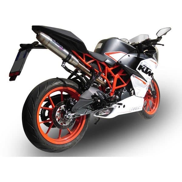 Gpr Exhaust Systems Ei Homologoitu äänenvaimennin Deeptone Inox Slip On Rc 390 15-16 Hopeinen