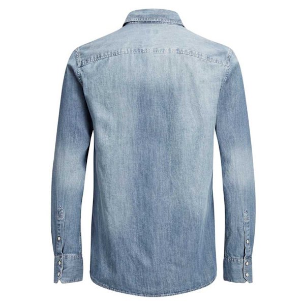 Jack & Jones Lang Ærmet Skjorte Essential Sheridan Blå L Mand