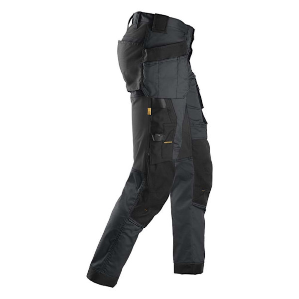 Snickers Workwear Allroundwork Holster Pockets Long Elastic Housut Harmaa 250