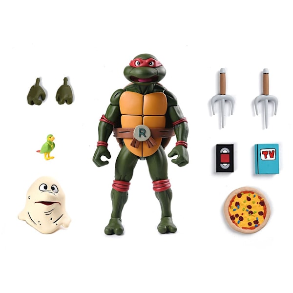 Neca Teenage Mutant Ninja Turtles Cartoon Action Ultimate Raphael Vhs 18 Cm Figur
