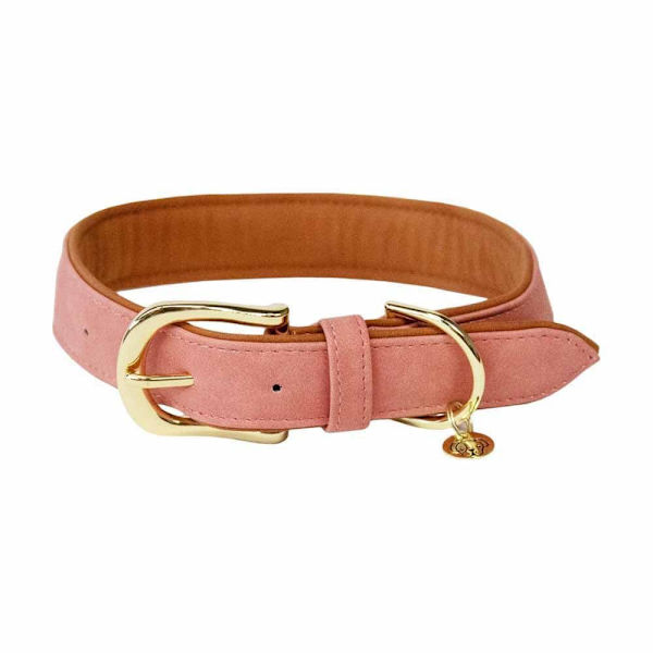 Kentucky Blødt Vegansk Læderkrave Brun 62-72 cm