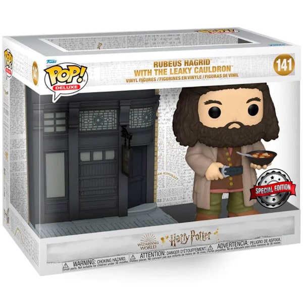 Funko Pop Harry Potter Diagon Alley Rubeus Hagrid The Leaky Cauldron Exclusive Flerfärgad