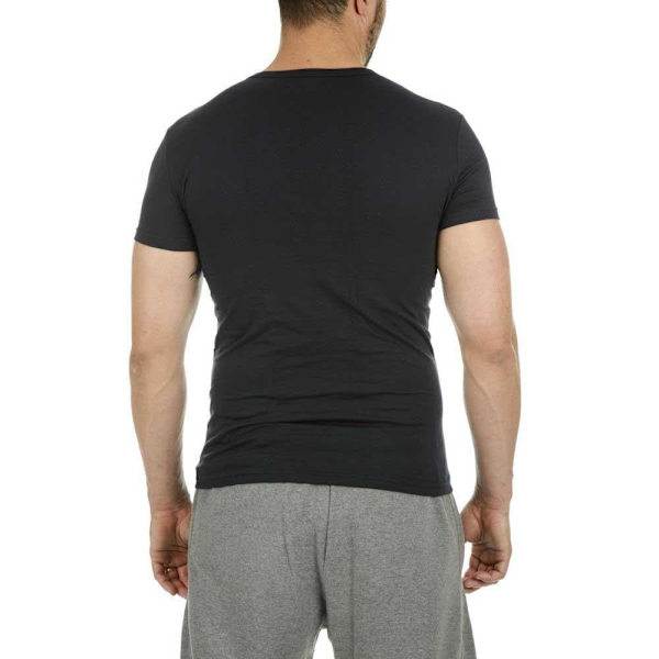 Emporio Armani 111512 Cc717 Kortærmet V-hals T-shirt Hvid S Mand