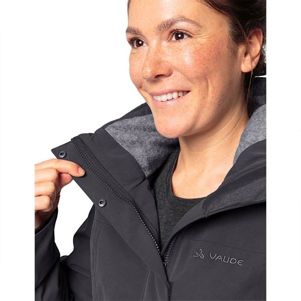 Vaude Skomer Wool Ii Parka Svart 42 Kvinna