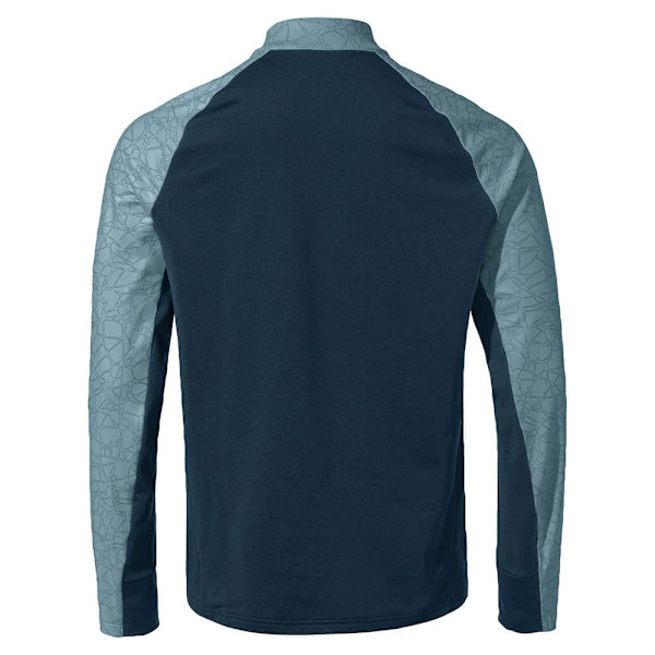 Vaude Bike Virt Qzip Ii T-shirt Med Lång ärm Blå M Man