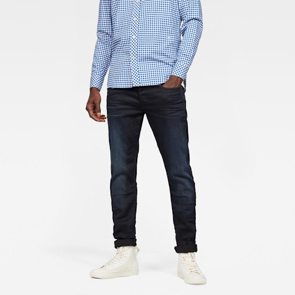 G-star Jeans 3301 Slim Blå 40 / 38 Man