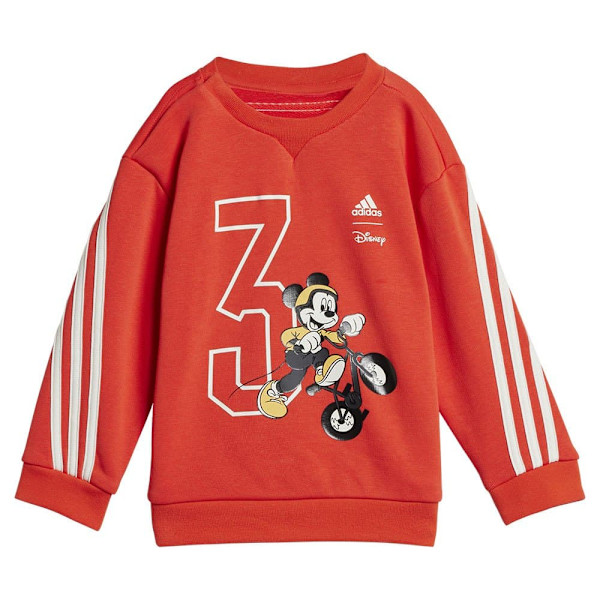 Adidas Disney Mickey Mouse Joggers Set Orange,Grå 9-12 Months Pojke