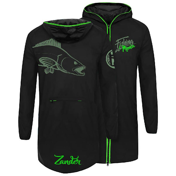 Hotspot Design Regnjakke K-way Zander Mania Sort M Mand
