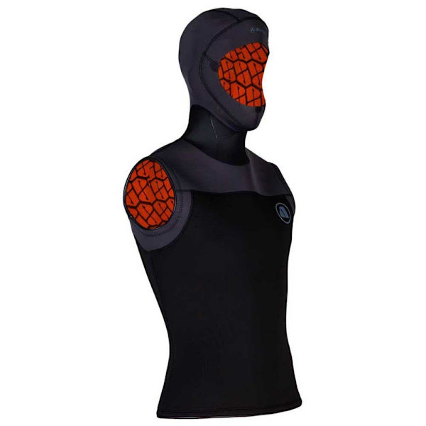 Apeks Hættevest Thermiq 4/3 Mm Sort XL