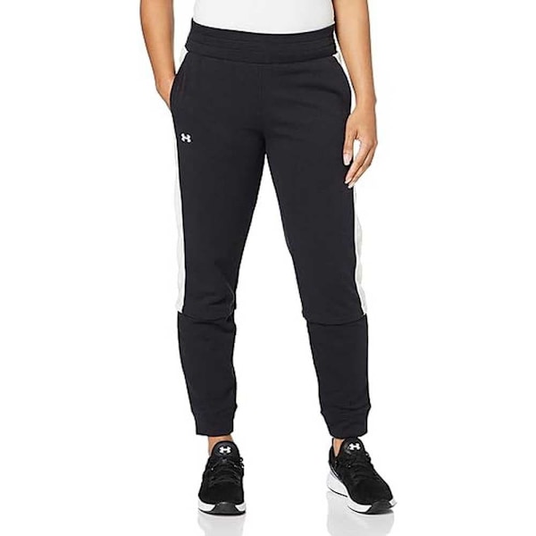 Under Armour Joggere Rival Terry Sort M / Regular Kvinde