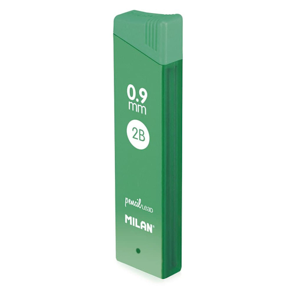Milan Display Box 24 0.9 Mm 12 Reserv Leads 0.9 Mm Silver