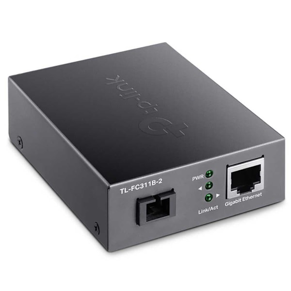 Tp-link Fiberoptisk Konverter Tl-fc311b-2 Sort