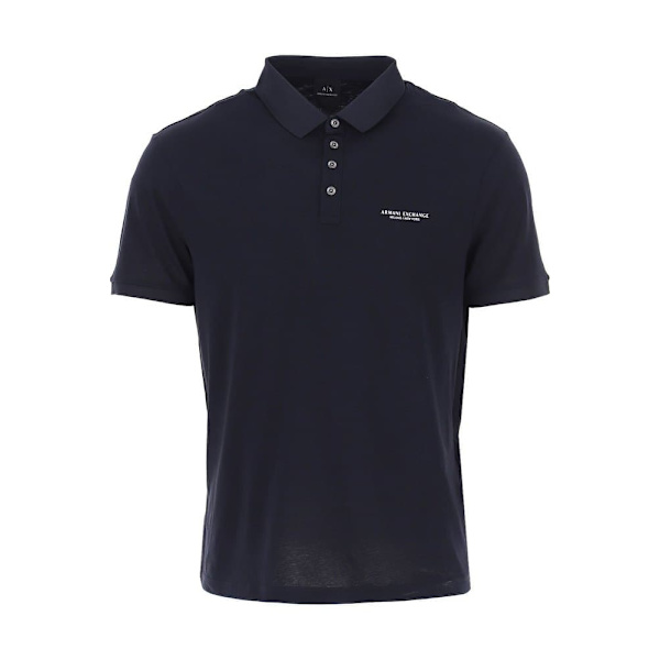 Armani Exchange 8nzf80-z8h4z Kortärmad Polotröja Blå S Man