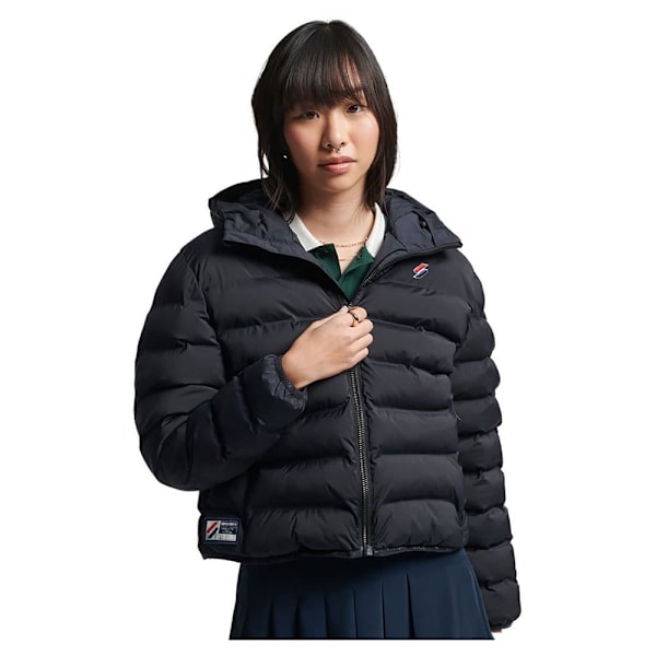 Superdry Jakke Code All Seasons Padded Sort XL Kvinde