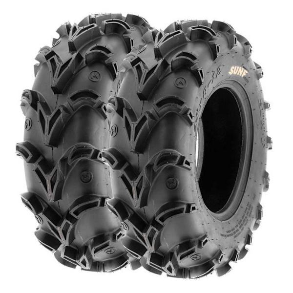 Sun-f Atv Rengas A-050 Tl Hopeinen 25 X 11 / R10