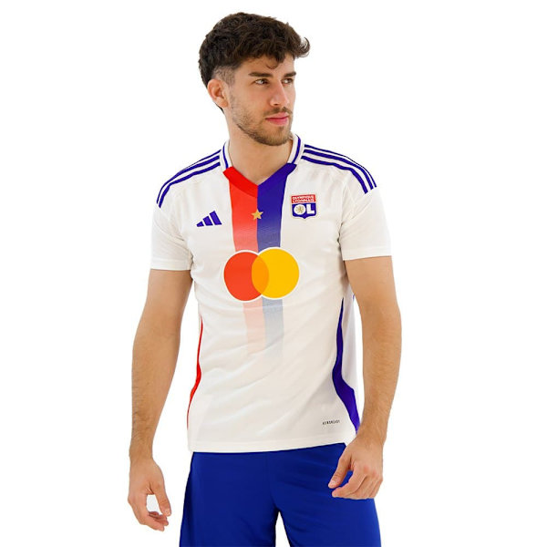 Adidas Olympique Lyon 24/25 T-shirt Med Korta ärmar För Hemmet Vit L