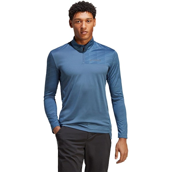 Adidas Langærmet T-shirt Mt Blå L Mand