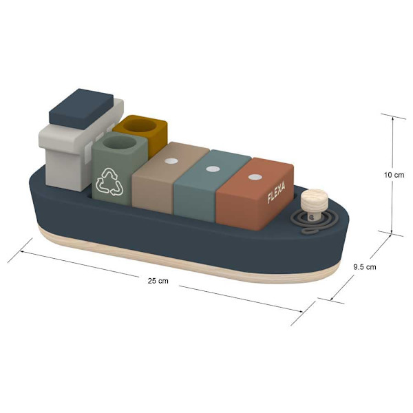Flexa Containerfartyg Brun