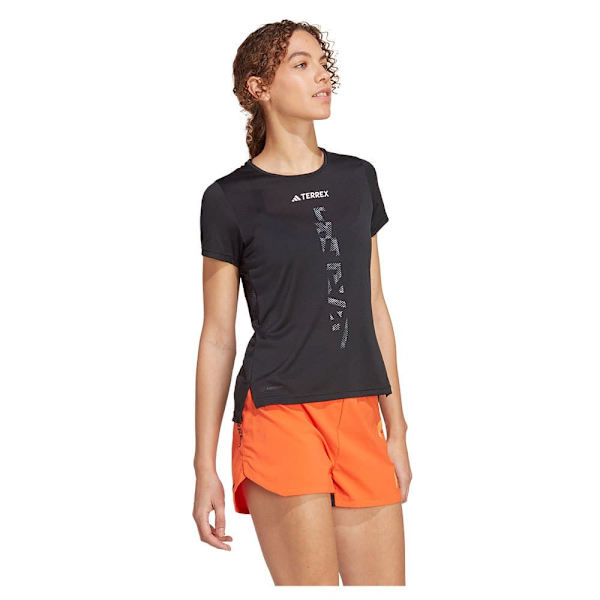 Adidas Kortärmad T-shirt Agr Svart XL Kvinna