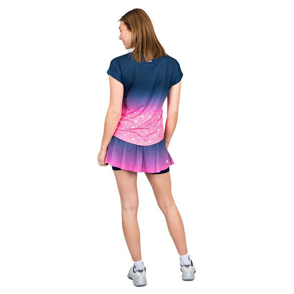 Bidi Badu Kortærmet T-shirt Colortwist Blå,Rosa S Kvinde