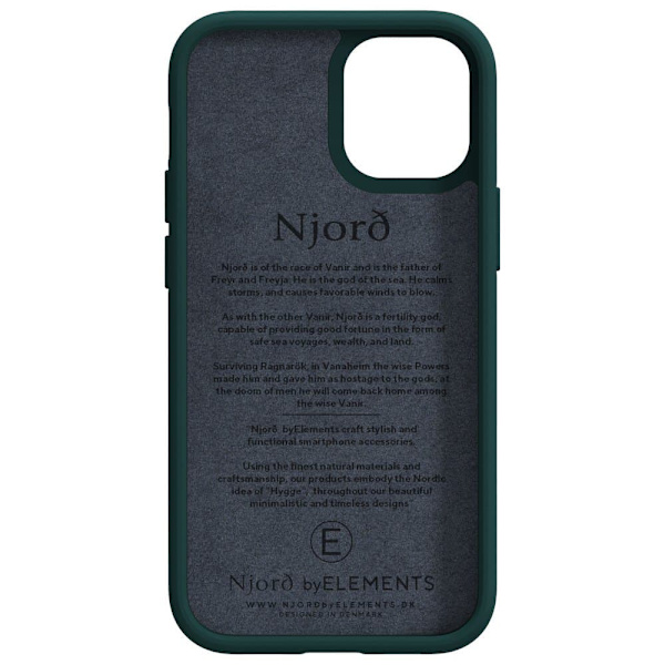 Elements Njord Iphone 12 Mini Puhelinkotelo Vihreä