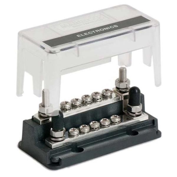 Bep Marine Pro Installer 10 Way Z Busbar With Cover Sort,Søvfarvet 10-Way