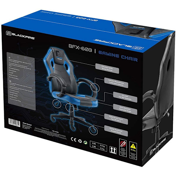 Ardistel Gaming Stol Bfx-603 Blackfire Ps4 Sort,Blå
