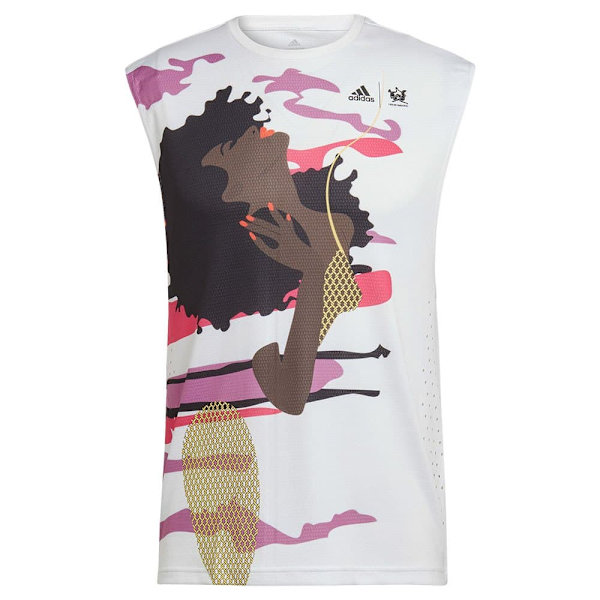 Adidas Ærmeløs T-shirt New York Rosa XS / Regular Mand