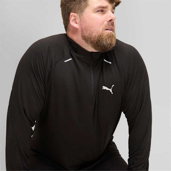 Puma Cloudspun Halv Dragkedja Långärmad T-shirt  M Man