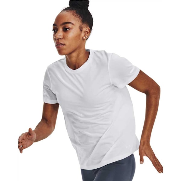 Under Armour Kortärmad T-shirt Seamless Stride Vit XS Kvinna