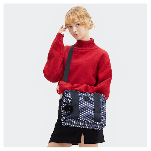 Kipling Minta M 9l Stofpose Blå
