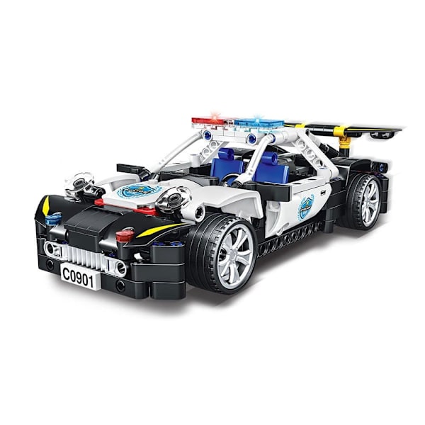 Giros Polisbilskonstruktionsspel Technic Swat Silver
