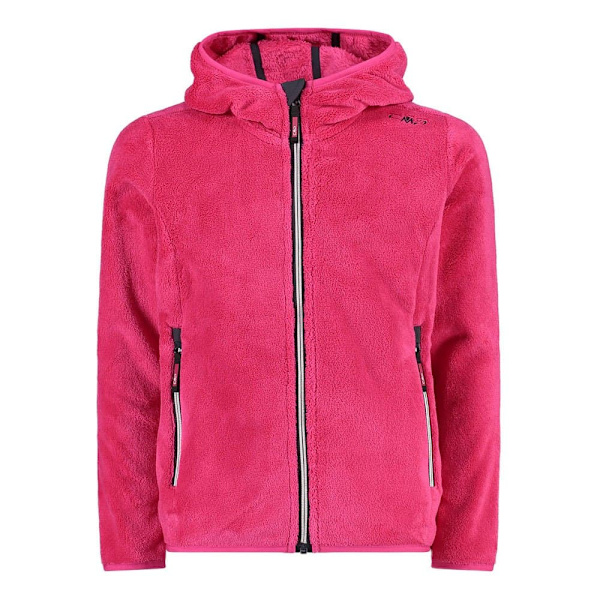 Cmp Fleece Med Huva Jacket 38p1455 Rosa 8 Years