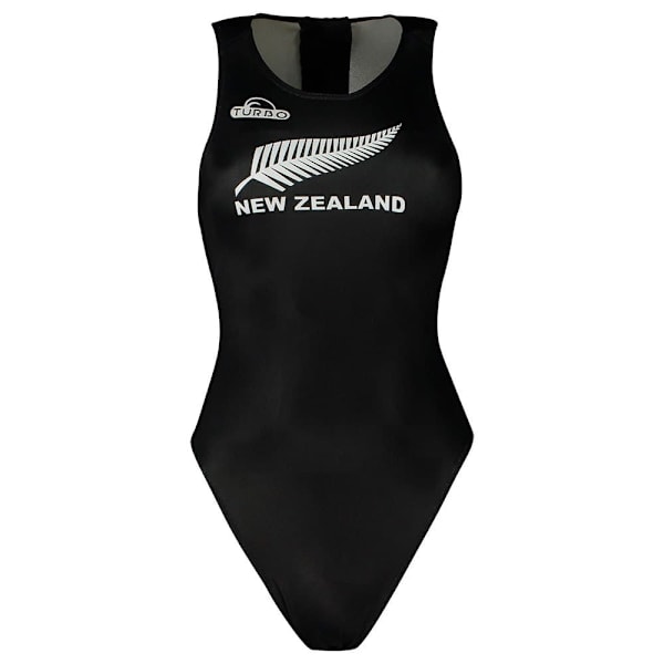 Turbo New Zealand Badedragt 89132 Sort 3XL Kvinde