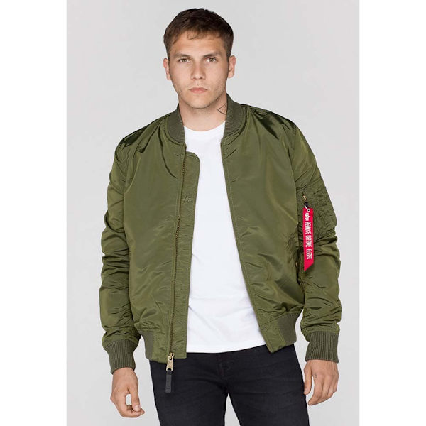 Alpha Industries Ma-1 Tt Jakke Grøn M Mand
