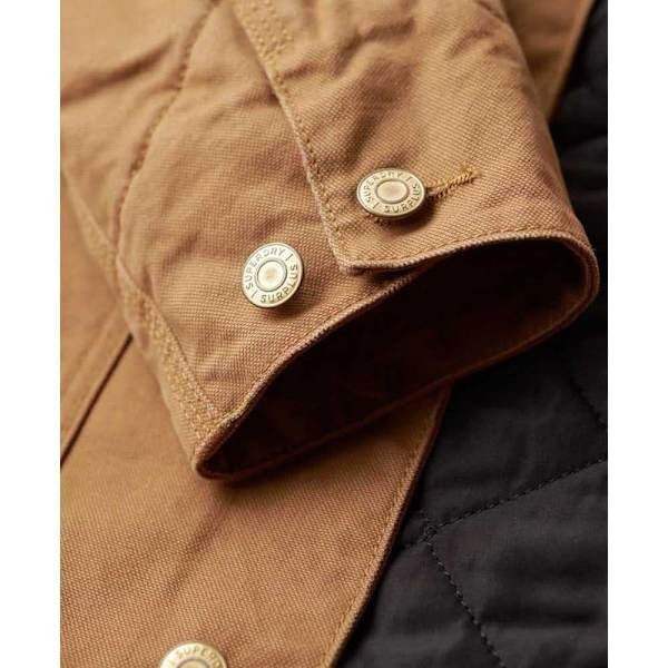 Superdry Surplus 4 Pocket Chore Takki Ruskea L Mies