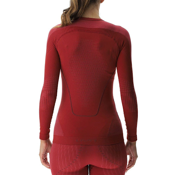 Uyn Evolutyon Langærmet Baselayer Rød XS Kvinde