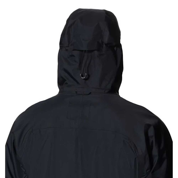 Mountain Hardwear Regnjakke Med Fuld Lynlås Threshold™ Sort M Mand
