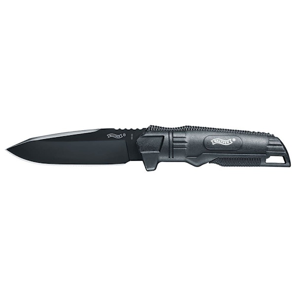 Walther Fixed Spearpoint Cut Off Kniv Buk Søvfarvet